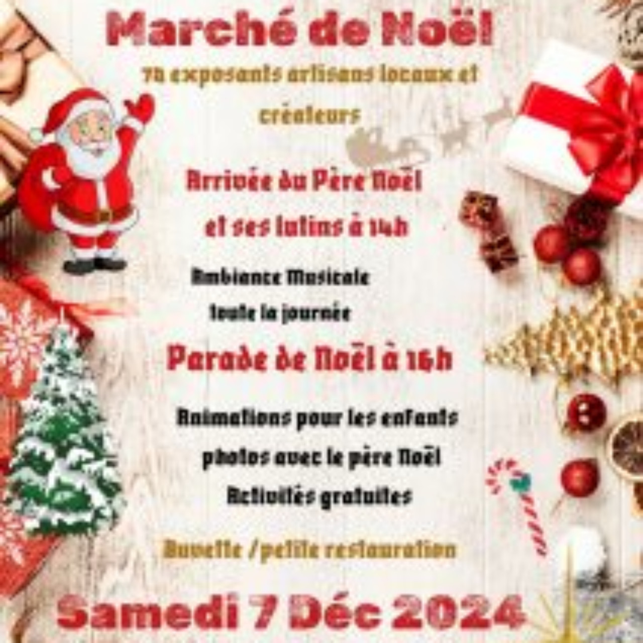 Pr&egrave;s de chez vous...&agrave; Vinon sur Verdon, pour le March&eacute; de Noel.