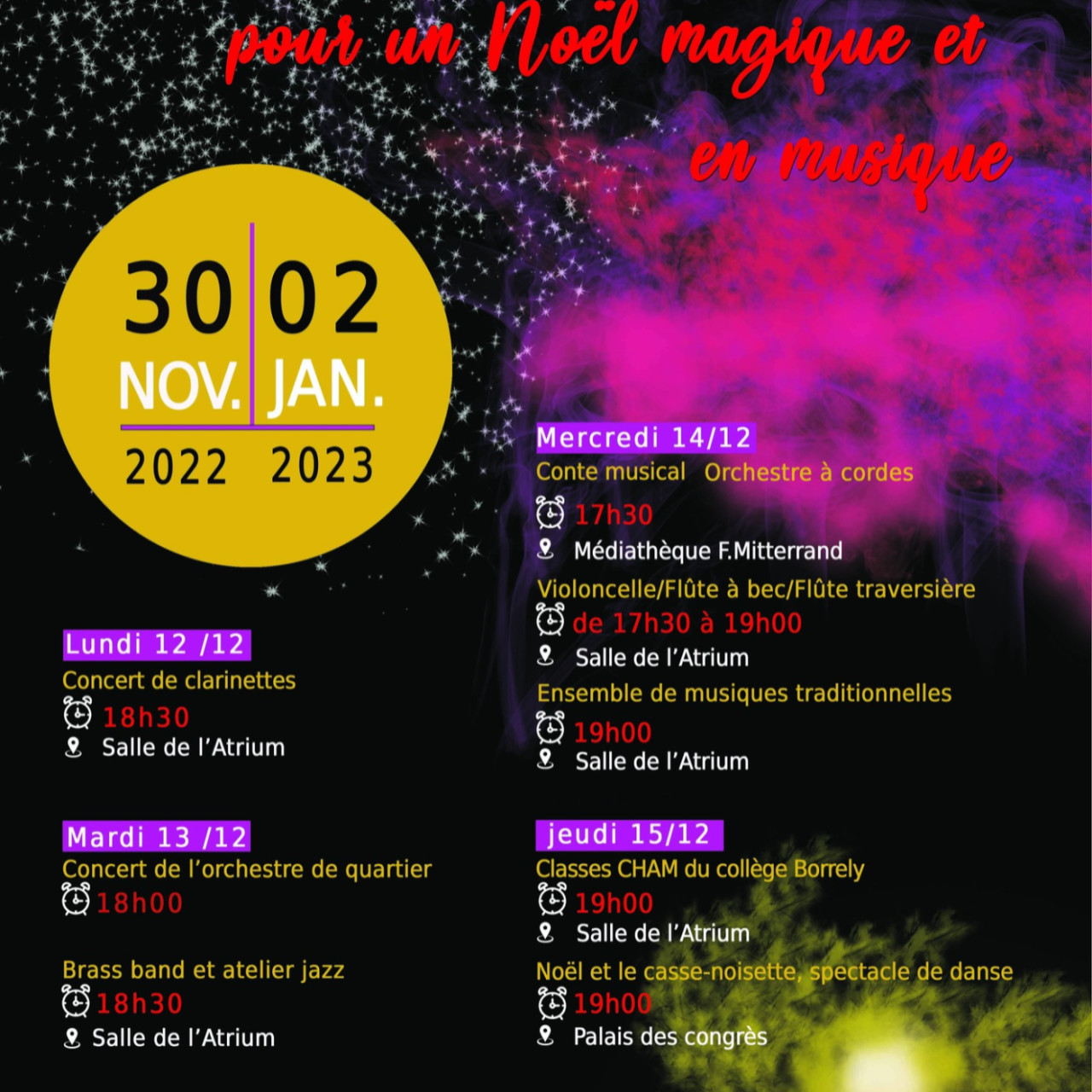 Près de chez vous avec le Noël magique du Conservatoire 04 Près de chez vous avec le Noël magique du Conservatoire 04