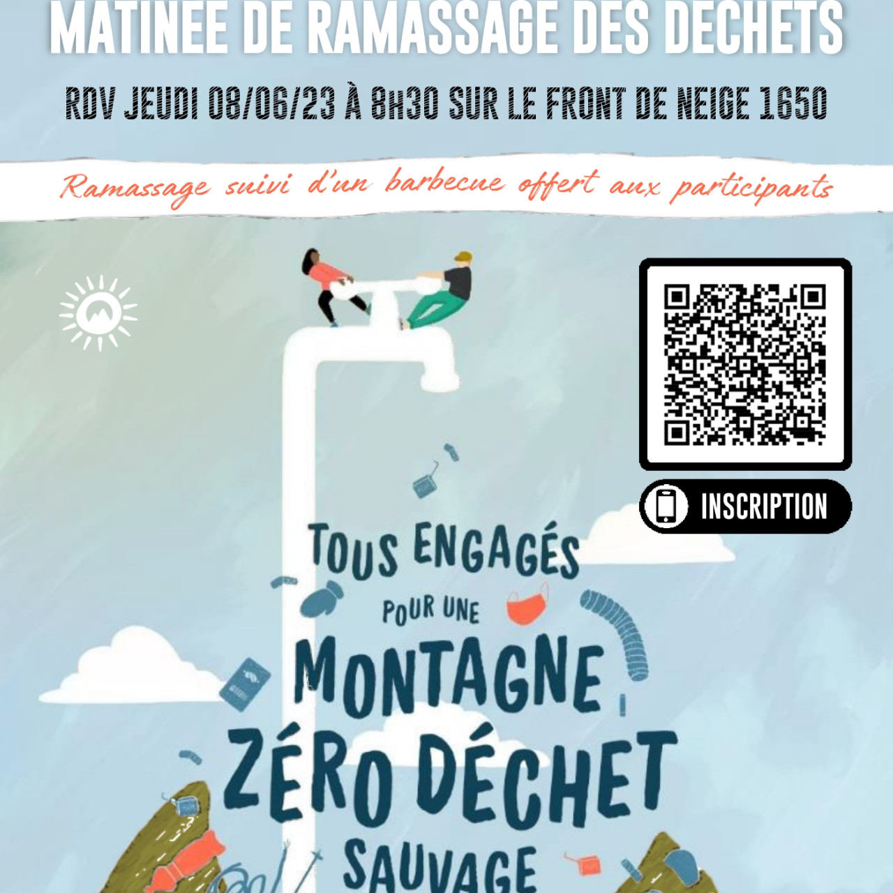 Près de chez vous avec une matinée ramassage de déchets aux Orres Près de chez vous avec une matinée ramassage de déchets aux Orres