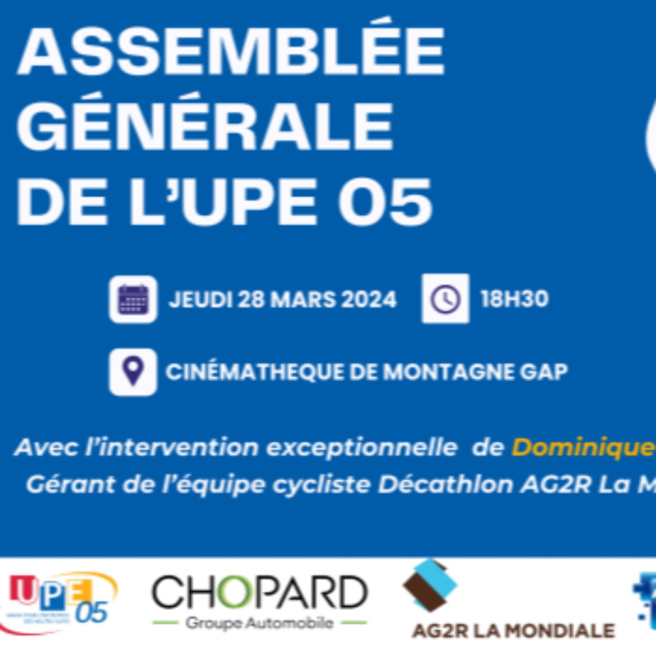 Près de Chez Vous : l'Union Pour l'Entreprise des Hautes-Alpes.