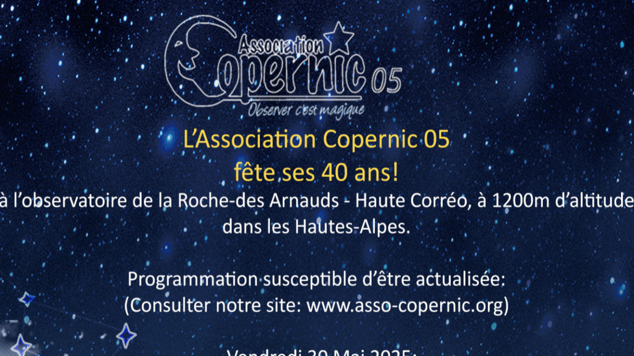 L'association Copernic fête ses 40 ans !