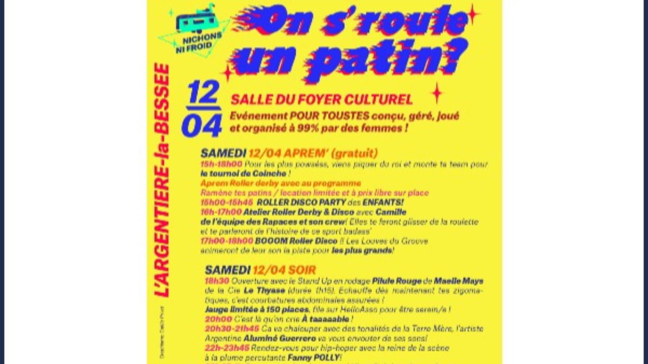Près de chez vous...à l'Argentière-la-Bessée, pour la journée "On s'roule un patin ?'" samedi 12 avril 2025