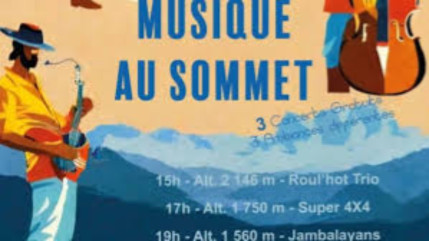 Près de chez vous...à Réallon pour Musique au Sommet les 3 et 10 aout 2025.