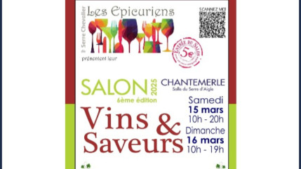 Près de chez vous...à Saint Chaffrey pour le 6ème édition du Salon des Vins et Saveurs Près de chez vous...à Saint Chaffrey pour le 6ème édition du Salon des Vins et Saveurs
