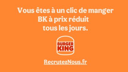 Près de Chez Vous : BURGER KING recrute Près de Chez Vous : BURGER KING recrute