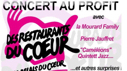 Près de Chez Vous : Concert solidaire au profit des Restos du Coeur Près de Chez Vous : Concert solidaire au profit des Restos du Coeur