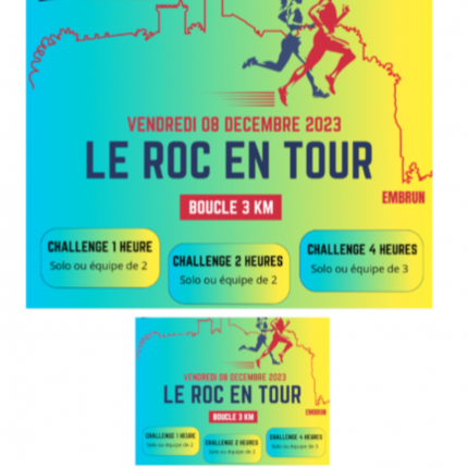 Alpes 1 et Vous : EMBRUN Le ROC en TOUR Evènement Sportif Solidaire (Téléthon) Alpes 1 et Vous : EMBRUN Le ROC en TOUR Evènement Sportif Solidaire (Téléthon)