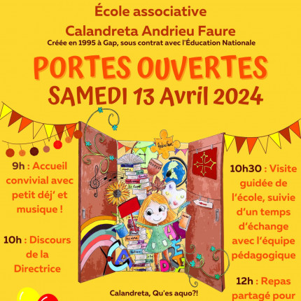 Alpes 1 et Vous : La Calendreta Gapiana Andrieu Faure