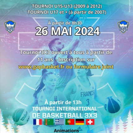 Alpes 1 & Vous : Big Twelve Tour Gap Basket 3x3 - Alp'Arena Alpes 1 & Vous : Big Twelve Tour Gap Basket 3x3 - Alp'Arena