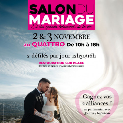 Alpes 1 & Vous - Salon du Mariage et des grands évènements à Gap Alpes 1 & Vous - Salon du Mariage et des grands évènements à Gap