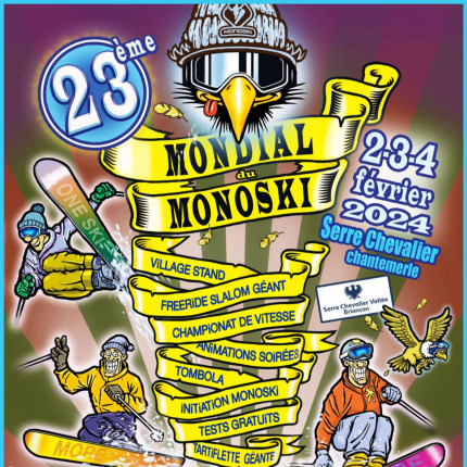 Alpes 1 & Vous : Xavier Cousseau Recordman du monde  de vitesse en monoski