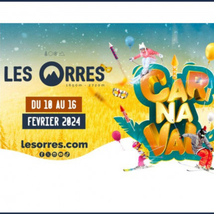 Près de Chez Vous : Aux Orres, semaine Carnaval ! Près de Chez Vous : Aux Orres, semaine Carnaval !