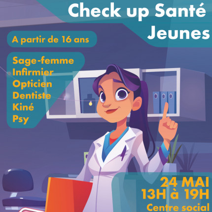 Près de chez vous avec le Check up santé jeunes à Briançon Près de chez vous avec le Check up santé jeunes à Briançon