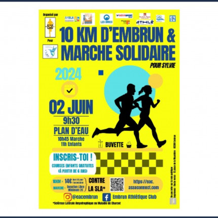 Près de Chez Vous : Les 10 km d'Embrun et la marche solidaire